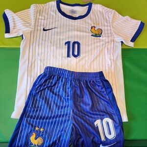 Nike Youth Mbappe Home Jersey Set